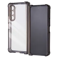 Galaxy Z Fold5 耐衝撃 フルカバー 折りたたみ型 360°保護 一体型 ハイブリッドケース/ブラック