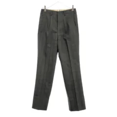 ニシヤ洋服店 ウール オールド チェック スラックスパンツ グレー系 ニシヤ洋服店 センタープレス 大同毛織 メンズ