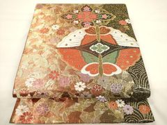 専用 V3300 ○高級 正絹 六通 袋帯 蝶々 - メルカリ