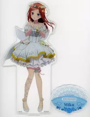 【中古】アクリルスタンド・アクリルパネル 中野三玖 BIGアクリルスタンド 「五等分の花嫁∽ ガチャっと缶バッジ」 SSR-C賞