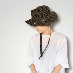 リメイクハット／帽子／コーデュロイカモフラ柄／1点物／ハンドメイド／迷彩柄／カモフラージュ柄