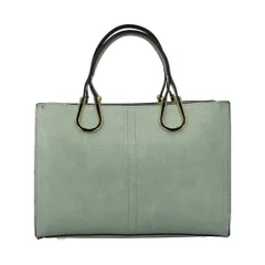 ☆ ライトグリーン ☆ エポメタルデニムライクトート ラムモード トート 2way 37880 レディース トートバッグ トートバック 手提げ ハンドバッグ ハンドバック ショルダー ショルダーバッグ ショルダーバック 肩掛け ななめ掛け 斜めかけ コンパクト