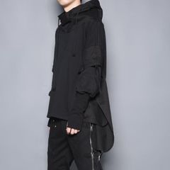 memento 再構築 M-65 リメイクベスト 黒カモ 迷彩切替デザイン 墨黒 