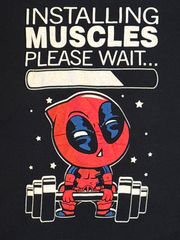 MARVEL　デッドプール　ヒーロー　Tシャツ　古着　ブラック　MARVEL COMICS　Venom　マーベル　ヴェノム　スパイダーマン　アベンジャーズ　X-Men　アイアンマン　バットマン　アメリカンコミック　ＵＳＡ　漫画　アニメ　ムービー
