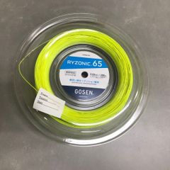 ゴーセン/GOSEN　バトミントン　ガット　RYZONIC65　ライゾニック 65　イエロー　BSRY652