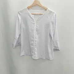 ◇ MISCH MASCH ミッシュマッシュ 七分袖 ブラウス サイズM ラベンダー レディース E  【1407020004947】