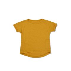 《COODO》オーバーサイズ　Tシャツ ／ OVERSIZED T-SHIRT (62-92)_mustard