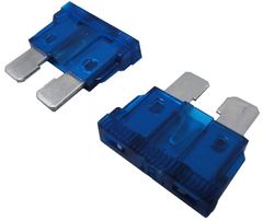 平型ヒューズ　19mm×19mm　12V　15A　平型ヒューズ　5個入　＜con-221＞
