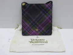 ヴィヴィアンウエストウッド ショルダーバッグ オーブ チェック マルチカラー