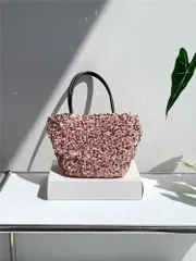 4色　スパンコール バッグ トートバッグ 2way ハンドバッグ ショルダーバック きらきら レディースバッグ おすすめ おしゃれ パーティー 二次会 軽量 大容量 母の日 sns room人気品