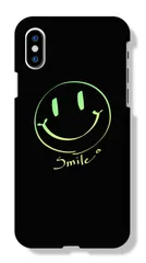 Google Pixel 10/10Pro ケース カバー グーグルピクセル10/10プロ スマホケース ハードケース にこちゃん スマイルマーク スマイリー 笑顔 黒 ブラック ネオンカラー おしゃれ カラー09