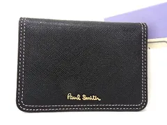 ■新品■未使用■ Paul Smith ポールスミス レザー カードケース カード入れ パスケース レディース ブラック系 BG2406 