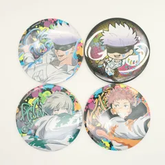 呪術廻戦  ビッグ缶バッジ  五条悟 虎杖悠仁 狗巻棘  4個セット セガラッキーくじ GRAFFITI×BATTLE J賞
