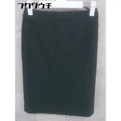 ◇ UNTITLED アンタイトル 膝丈 タイト スカート サイズ0 ブラック レディース 【中古】 【1101260007781】
