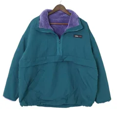 JaVa ジャバ 2way リバーシブル★ オーバーサイズ ボア ハーフジップ プルオーバー ジャケット ブルゾン Sz.F レディース