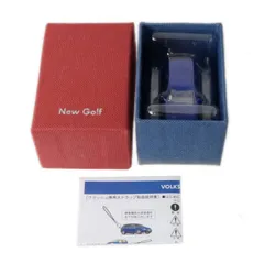 VOLKSWAGEN フォルクスワーゲン New Golf ニューゴルフ flash携帯ストラップ ブルー 箱、使用書 全長約40mm NT 美品 ABランクのサムネイル