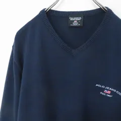 ポロジーンズ POLOJEANS  コットンニット セーター ロゴ刺繍 a926830ssのサムネイル
