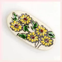 （５Ｐセット）瀬戸焼　箸置　野菊　※陶器,個性的,シリーズ,ユニーク,高級感,レトロモダン,かわいい,可愛い,おしゃれ,お祝い事,新春,お正月,宴会,新年会,縁起,手描き,和柄,おもてなし,御膳,箸置き　◎2セット目以上大幅値引き対象商品♪