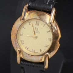 QZ Fendi 410L-061-442 Gold Dial Women's Watch 2,000,000 NSK KRK