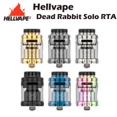 Hellvape Dead Rabbit Solo RTA 2/4ml リビルダブル アトマイザー ヘルベイプ デッドラビット ソロ タンク 超爆煙 電子たばこ 電子タバコ ベイプ シングル コイル ビルド Vape dead atomizer