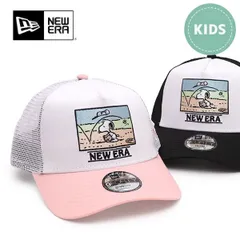 ニューエラＮＥＷ ＥＲＡ】Youth 9FORTY A-Frame トラッカー PEANUTS キャップ 帽子 メッシュ スヌーピー キッズ 52 - 55.8cm 6～15歳 身長130～160cm 子供