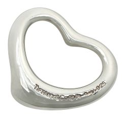 【本物保証】 新品同様 ティファニー TIFFANY & Co. 3.7g オープンハート ペンダントトップ シルバー925 SV925