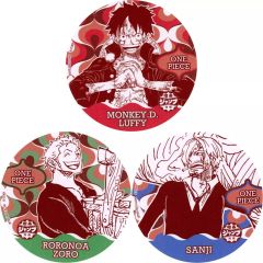 [중고] 식기 루피 & 조로 & 상디 (원피스) 코스터 3 장 세트 [JUMP SHOP 20th FESTIVAL 카페 점프 in 이케부쿠로] 전기 대상 메뉴 주문 특전