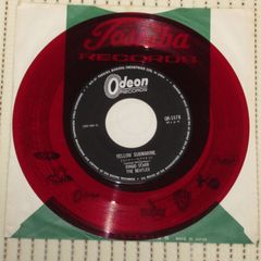 シングルレコード　赤盤　ビートルズ　イエロー・サブマリン　OR-1578　￥370　BEATLES　YELLOW SUBMARINE　REDWAX