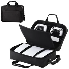 JYXETOV PS5 収納バッグ ps5 ps4 本体 ハンドバッグ ショルダーバッグ トラベルバッグ 収納袋 7色 多機能対応 防塵 防水 耐衝撃 大容量 収納用バッグ