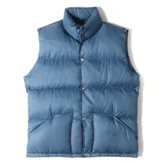 THE NORTH FACE ノースフェイス ダウン ベスト サイズ:M 70s 茶タグ リップストップ ダウンベスト ネイビー 紺 70年代 ヴィンテージ 古着 アウター ジャケット ブルゾン【メンズ】のサムネイル