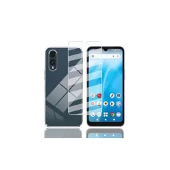 【1+1セット】対応 Arrows We2 F-52E 用の ガラスフィルム+アローズwe2 ケース カバー TPU 【日本旭硝子製】 F-52E 強化ガラス 保護フィルム 硬度9H 耐指紋 自動吸着 視力を保護 貼付簡単 Arrows We2 F-52E 1
