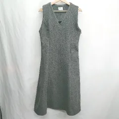 ◇ ⊇ emi+ エミプラス ノースリーブ ロング ワンピース サイズF ダークグレー レディース E  【1502060009805】
