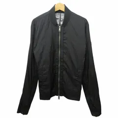 アルマーニエクスチェンジ A/X ARMANI EXCHANGE 16SS ブルゾン ナイロンジャケット ロゴ 切替 リブニット ジップアップ 黒 ブラック S ■GY14 0422のサムネイル