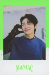 【中古】コレクションカード(男性) Stray Kids/I.N(アイエヌ)/枠白・黄緑/「Stray Kids 2nd World Tour MANIAC in Seoul」SKZOOグッズ予約特典ランダムポラロイドカード