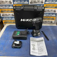 HiKOKI(ハイコーキ) 10.8V 充電式 インパクトドライバー ストロングブラック 蓄電池・充電器付 WH12DCA(2LSB)【草加店】
