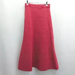 ◇ Θ JOURNAL STANDARD relume ジャーナルスタンダード ロング フレア スカート サイズF レッド系 レディース E  【1504240028521】