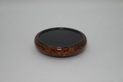 【仏具】丸香炉台 金虫喰塗 3号【送料込み】