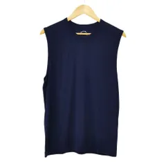 山と道 100% Light Merino Sleeveless Navy XL 100％ Merino Light Sleeveless - SKY newtype shop