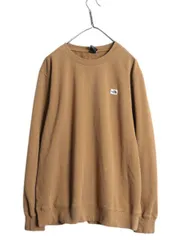 【お得なクーポン配布中!】 ノースフェイス クルーネック スウェット メンズ XL / The North Face 茶タグ アウトドア 裏起毛 ワンポイント トレーナー 大きいサイズ 茶