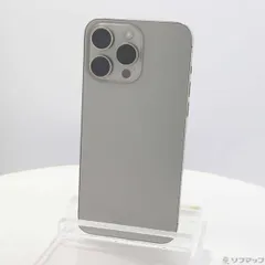 〔中古品〕 iPhone15 Pro Max 256GB ナチュラルチタニウム MU6R3J／A SIMフリー【247】
