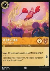 【中古】Disney Lorcana 19/204[C]：Sebastian Court Composer