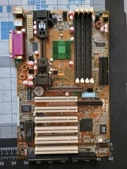 ASUS 440BX P3B-F FLAGSHIP マザーボード 未使用品 Flagship Slot 1 ASUS P3B-F Motherboard Rev 1.03 (440BX), CPU