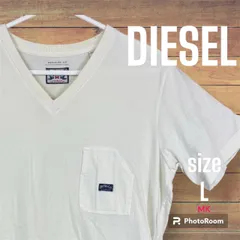 DIESEL VネックシンプルTシャツ