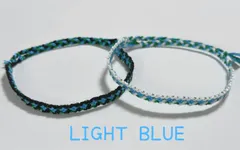 小花柄ミサンガ 2本セット (LIGHT BLUE) 画像5枚目▶︎色番号⑯