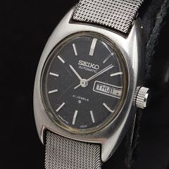 稼働品 セイコー 21石 自動巻き 腕時計 2706-7010 デイデイト 黒 