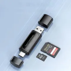 カードリーダー Type-C USB SD microSD TF OTG対応 ka10000a291のサムネイル