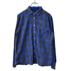 American Eagle Outfitters 長袖 チェックシャツ S ブルー アメリカンイーグルアウトフィッターズ 古着卸 アメリカ仕入 a709-6074