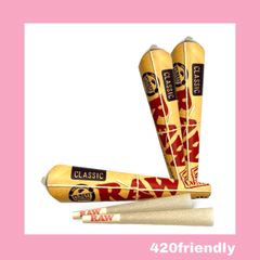 420friendly  "RAW" Cones / クラシック(1¼サイズ・3パックセット)