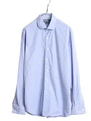 【お得なクーポン配布中!】 00s ポロ ラルフローレン ストライプ 長袖 シャツ メンズ L / 00年代 オールド ダブルカフス ドレスシャツ ワイシャツ ポニー無し コットン