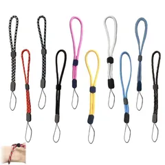 [TUDOUZZZ] ハンドストラップ 10本セット スマホストラップ 手首 携帯ストラップ 落下防止 調整可能 スマホ/鍵 U盤 対講機 ペンライト対応 シンプルデザイン 男女兼用 0